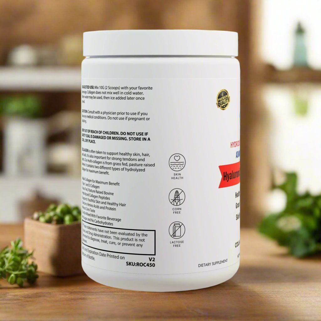 Collagen Peptides Type I & III / Grass-Fed.
